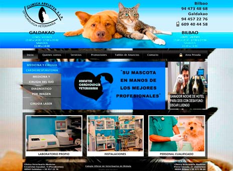project clinica veterinaria abeletxe